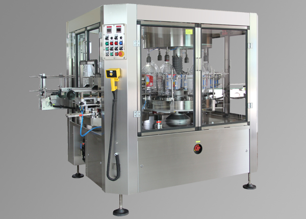 回轉式冷膠單標貼標機